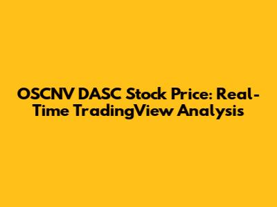 OSCNV DASC Stock Price: Real-Time TradingView Analysis